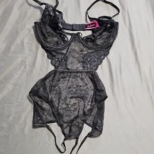 La Senza Black Lace Bodysuit